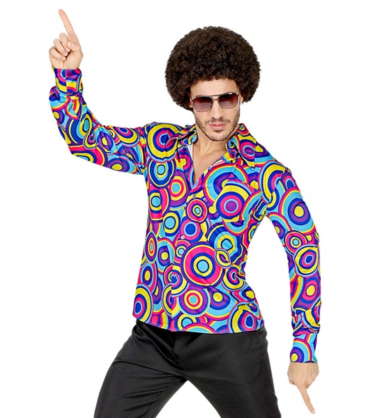 Chemise année 70 style groovy