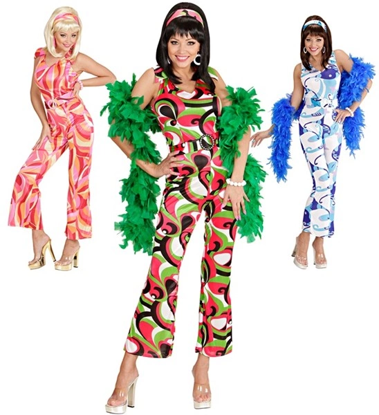 Combinaison année 70 3 couleurs au choix