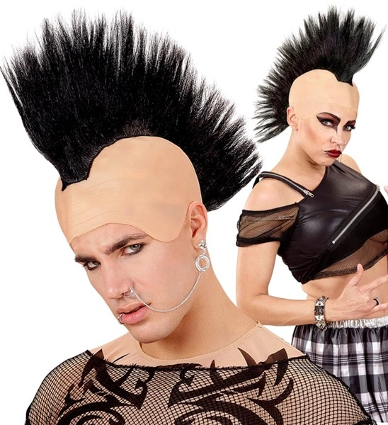 "COIFFE CRETE PUNK NOIRE" en sachet