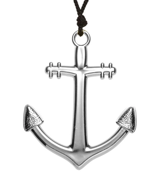 "COLLIER ANCRE ARGENTE"