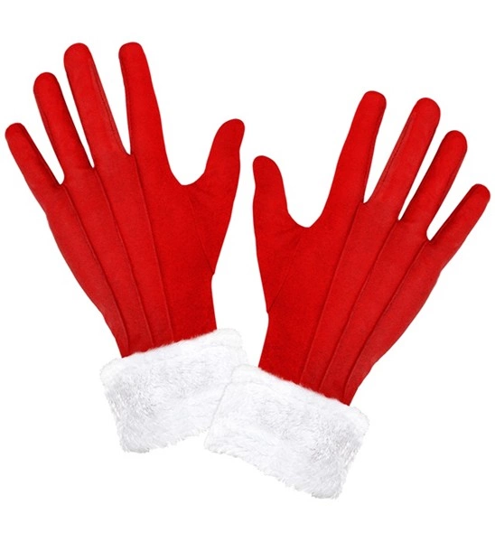 "GANTS PÈRE NOEL AVEC BORDURE PELUCHE"