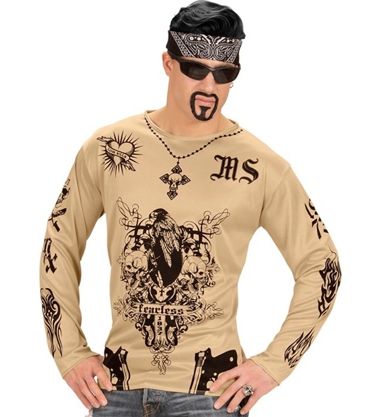 "LATINO GANGSTER" (maillot tatouage)