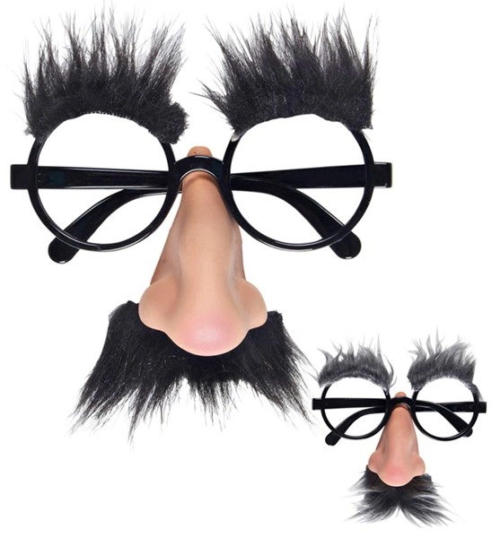 "LUNETTES AVEC NEZ, MOUSTACHES ET SOURCILS"