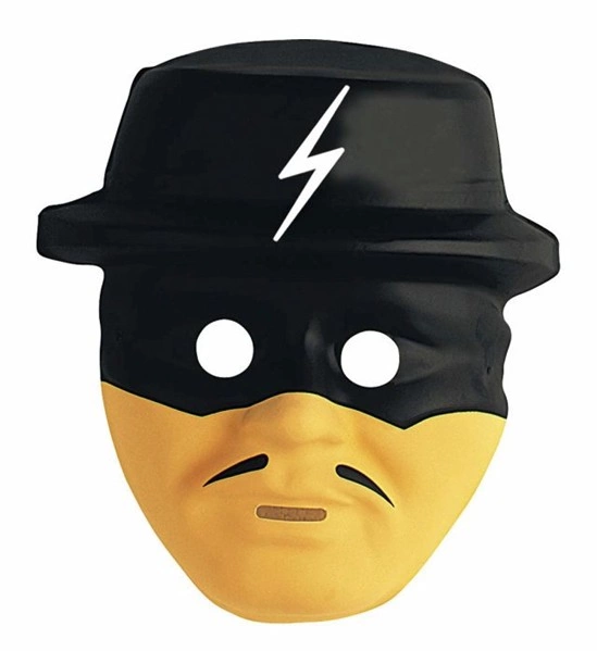 "MASQUE CAVALIER NOIR" plastique Enfant