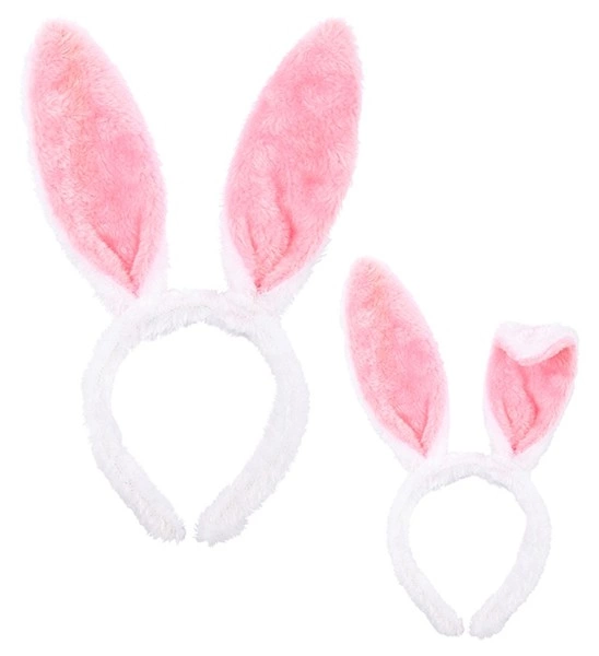 "OREILLES LAPIN BLANC" pliables