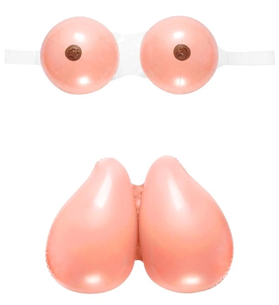 "COUSSINS GONFLABLES SUPER POITRINE ET FESSES"