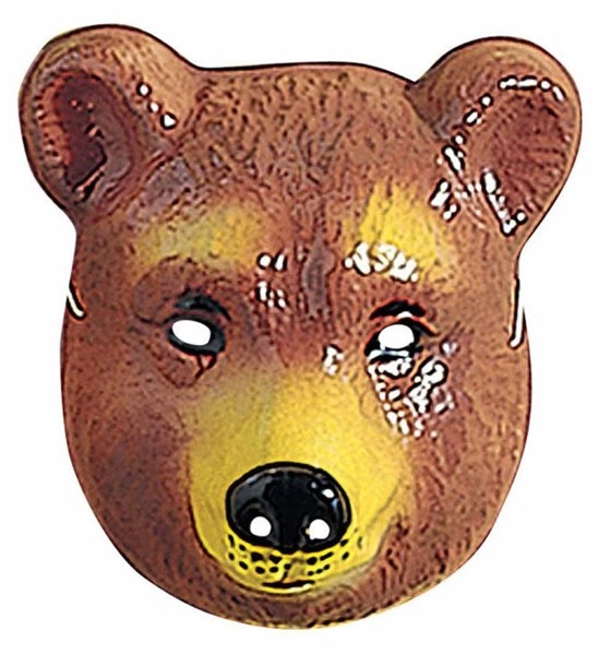 "MASQUE OURS" plastique Enfant