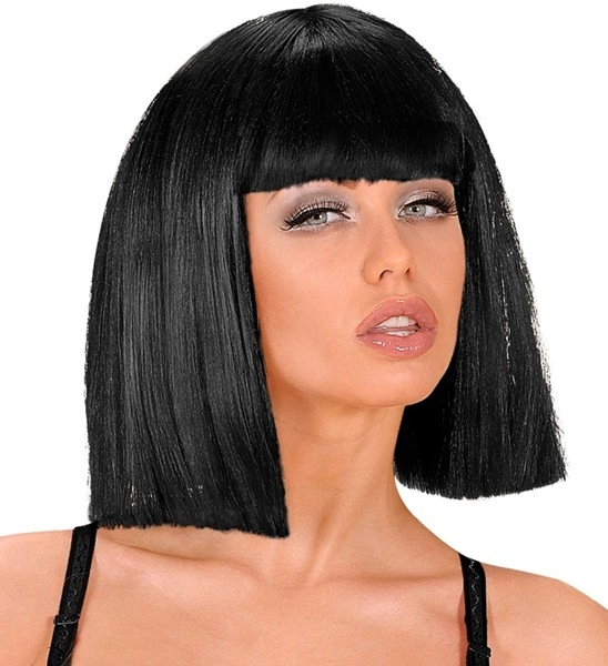 "PERRUQUE SHOWGIRL NOIRE" en sachet