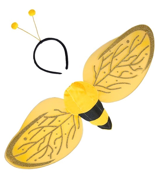"ABEILLE" set déguisement (ailes, antennes)