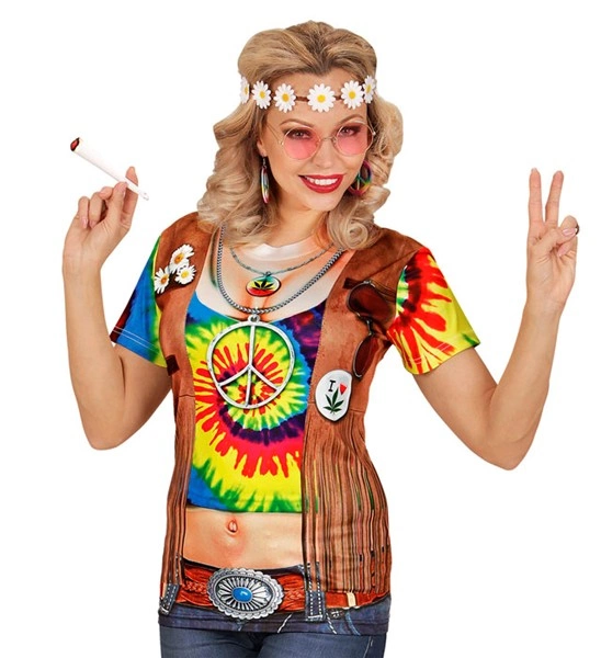 "HIPPIE" (T-shirt avec impression photoréaliste par sublimation)