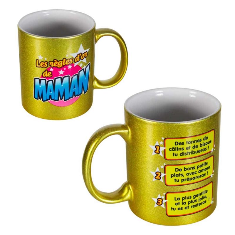 MUG REGLE D OR MAMAN.