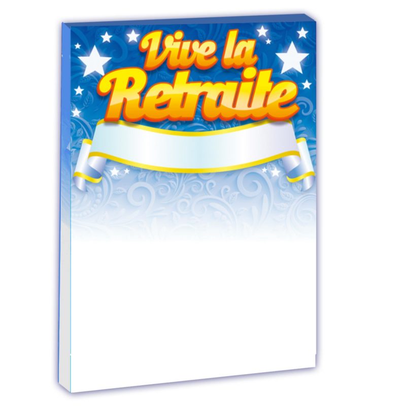 Cette toile à signer Retraite