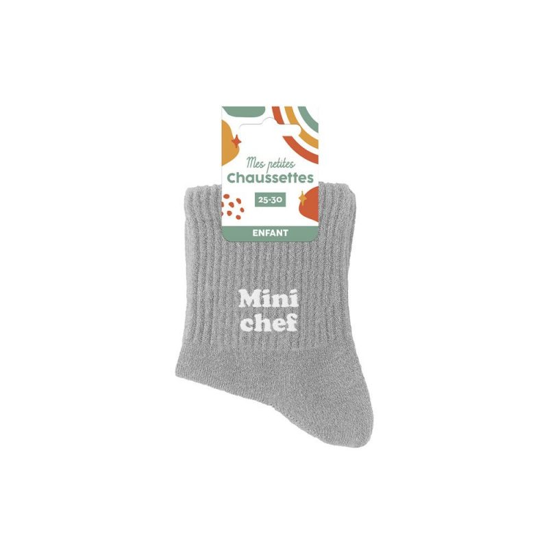 CHAUSSETTES MINI CHEF 3 - 6 ANS GARÇON.