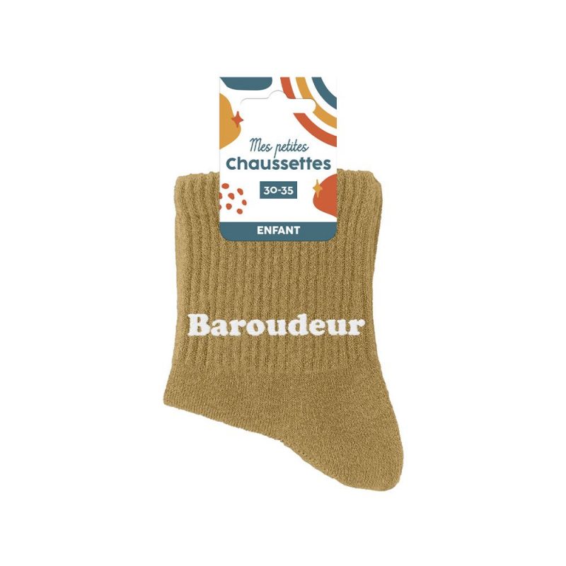 CHAUSSETTES BAROUDEUR 6 - 10 ANS GARÇON.