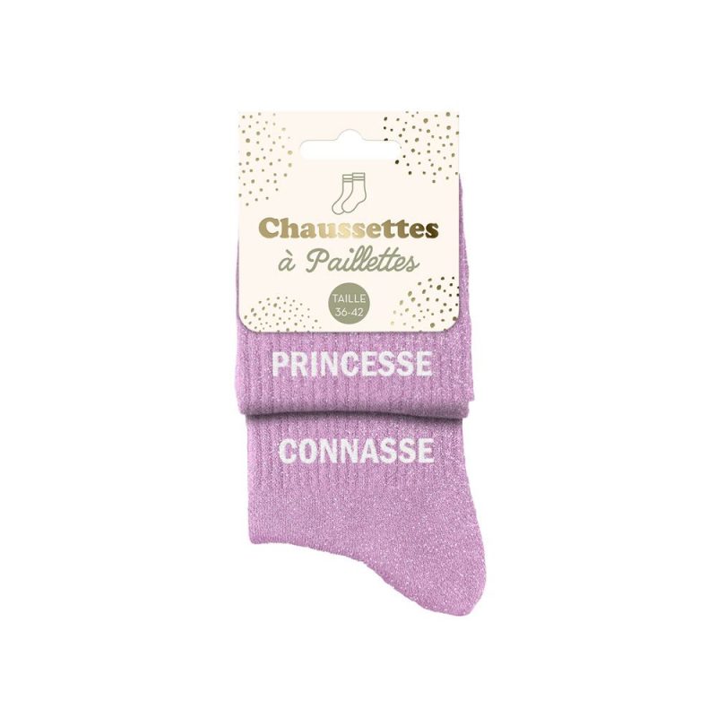 CHAUSSETTES PAILLETTES DUO PRINCESSE CONNASSE.