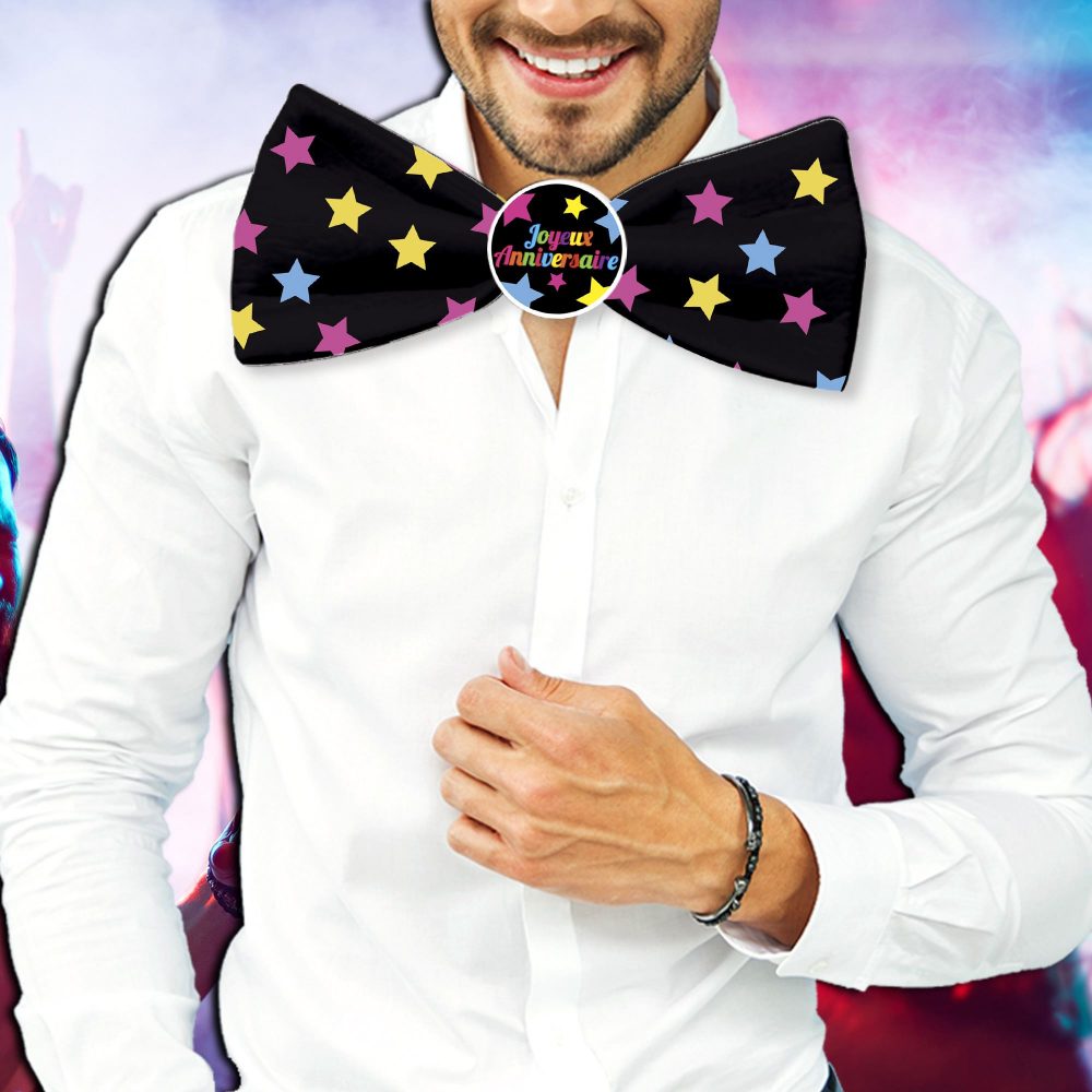 nœud papillon Joyeux Anniversaire. – Image 2
