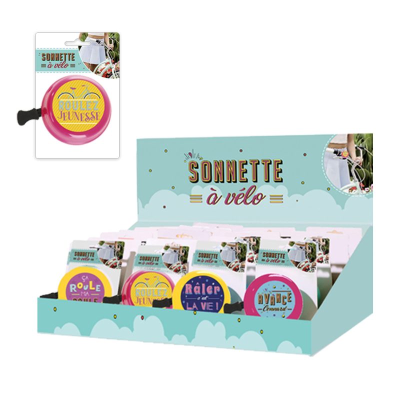 SONNETTE A VELO HUMO 4 MODELES AUX CHOIX