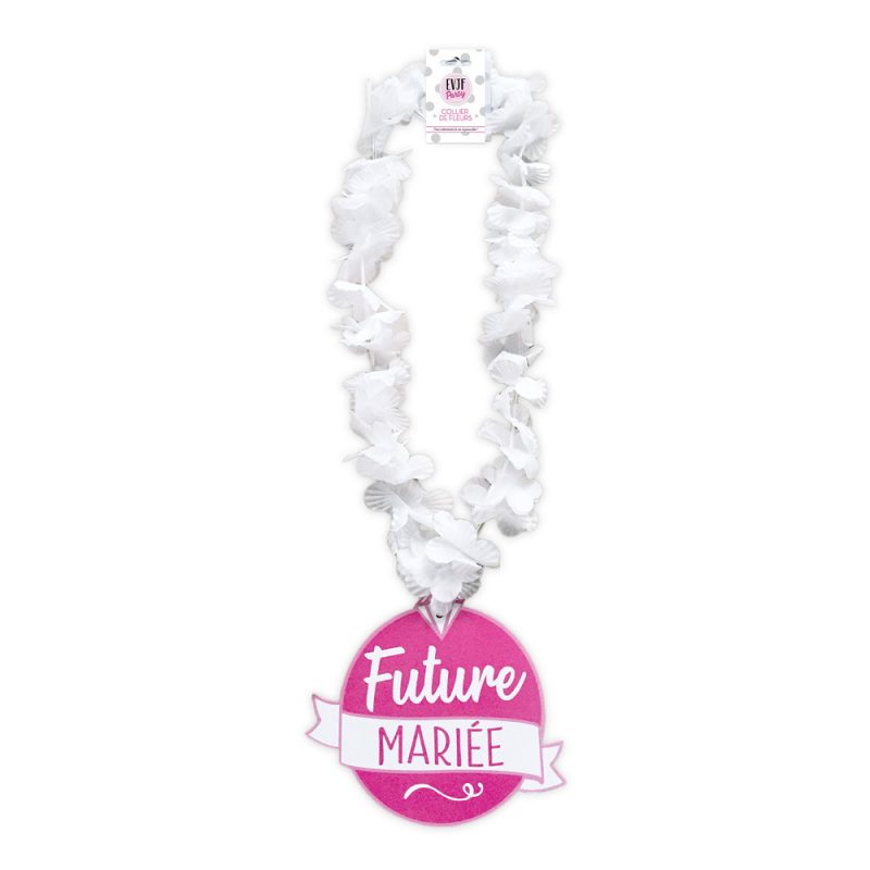 Collier fleurs EVJF
