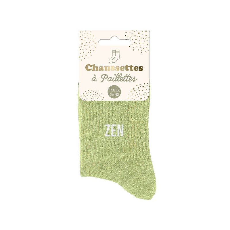 CHAUSSETTES PAILLETTES ZEN.