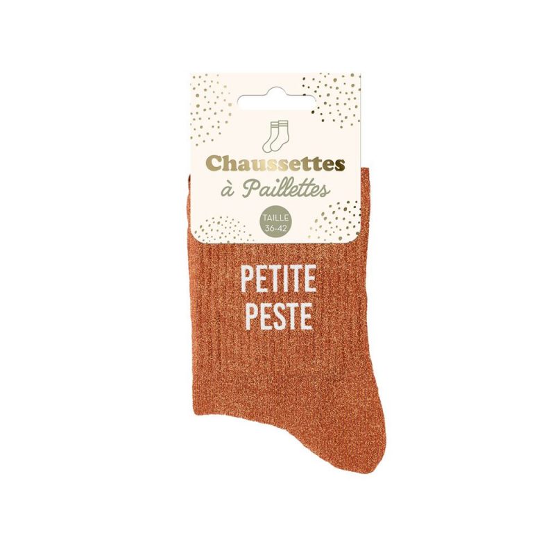 CHAUSSETTES PAILLETTES PETITE PESTE.