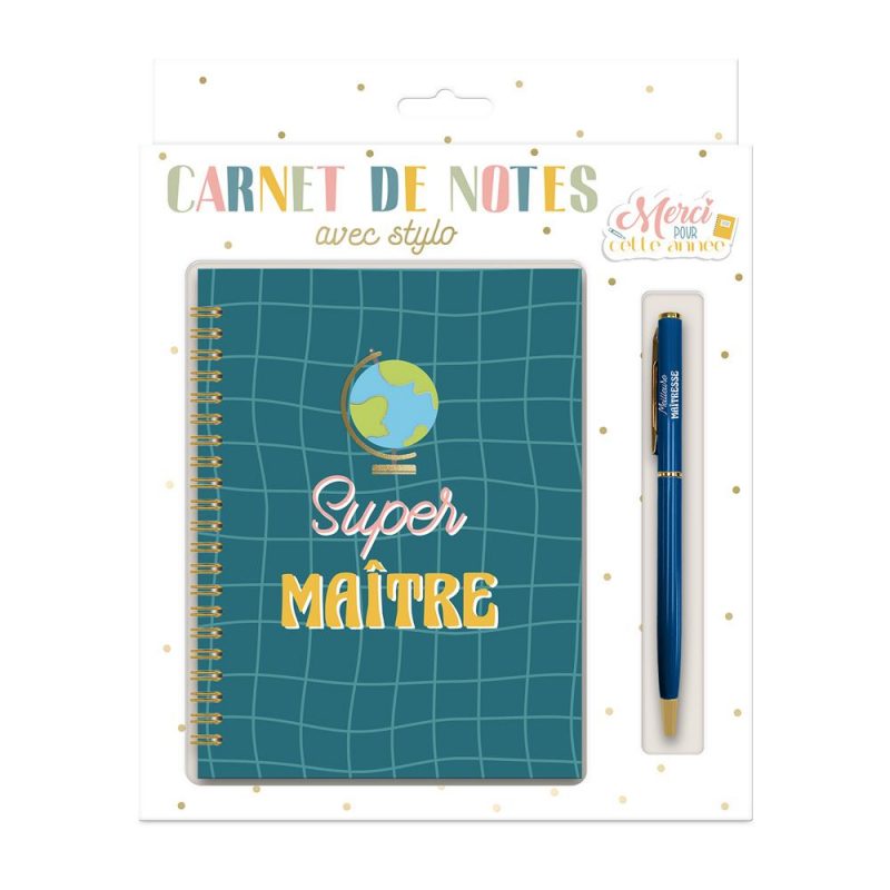 COFFRET CARNET NOTE MAITRE.