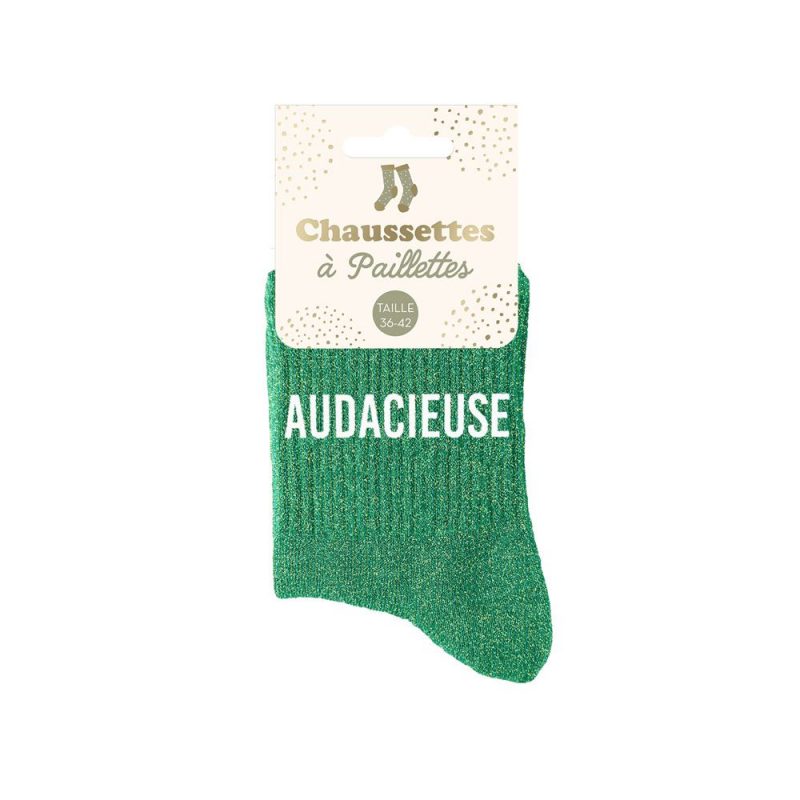 CHAUSSETTES PAILLETTES AUDACIEUSE.