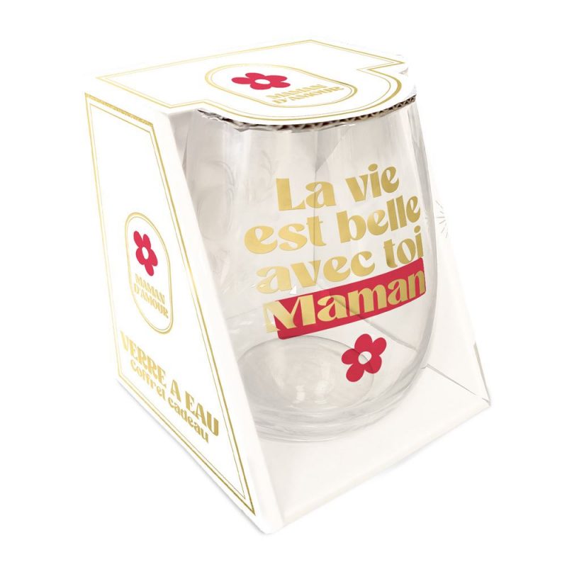 VERRE A EAU MAMAN.