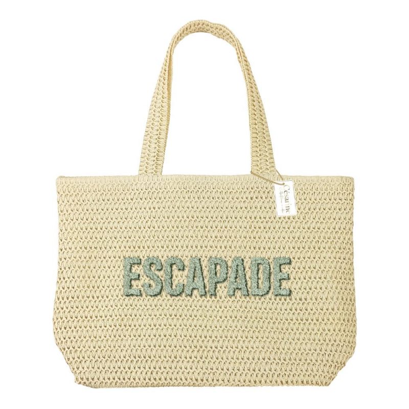 SAC ÉTÉ RAPHIA TUFTE ESCAPADE.