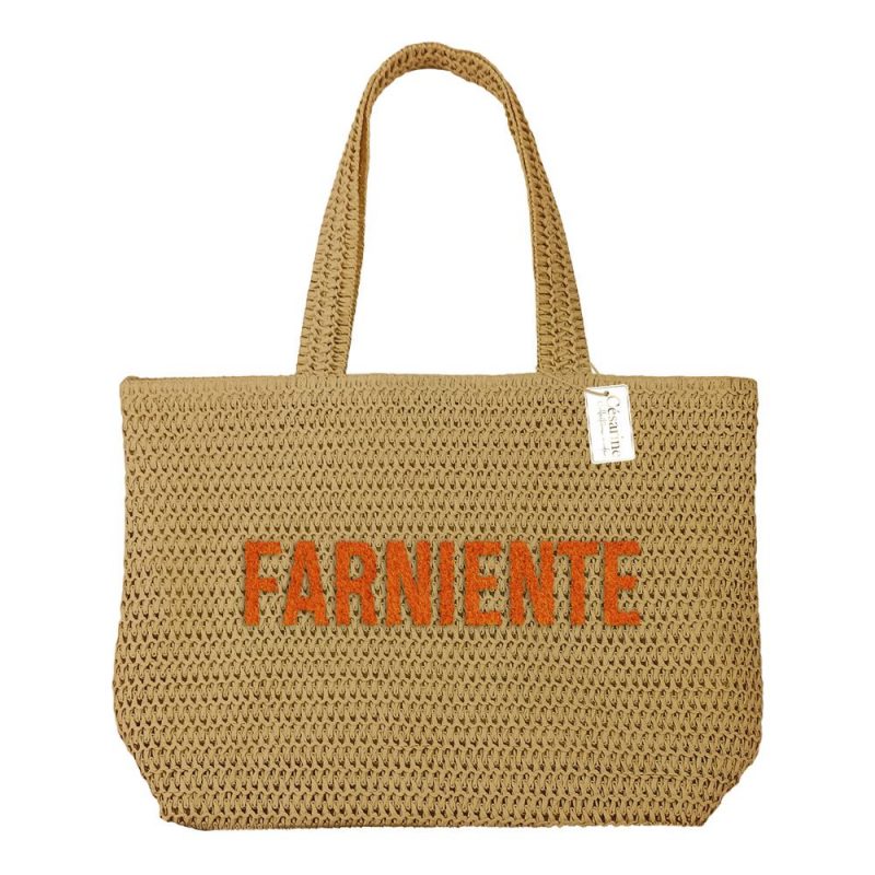 SAC ÉTÉ RAPHIA TUFTE FARNIENTE.
