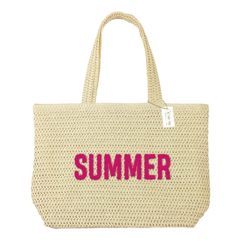 SAC ÉTÉ RAPHIA TUFTE SUMMER.