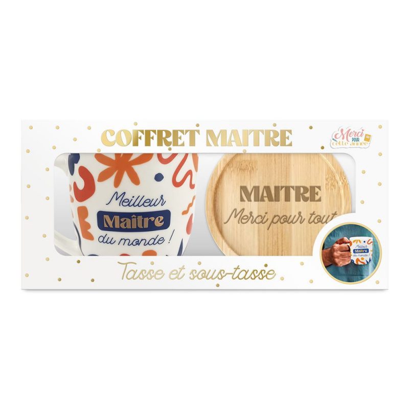 COFFRET TASSE MAITRE.