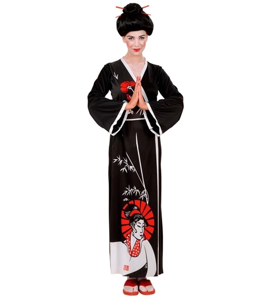 GEISHA (Kimono, ceinture, baguettes)